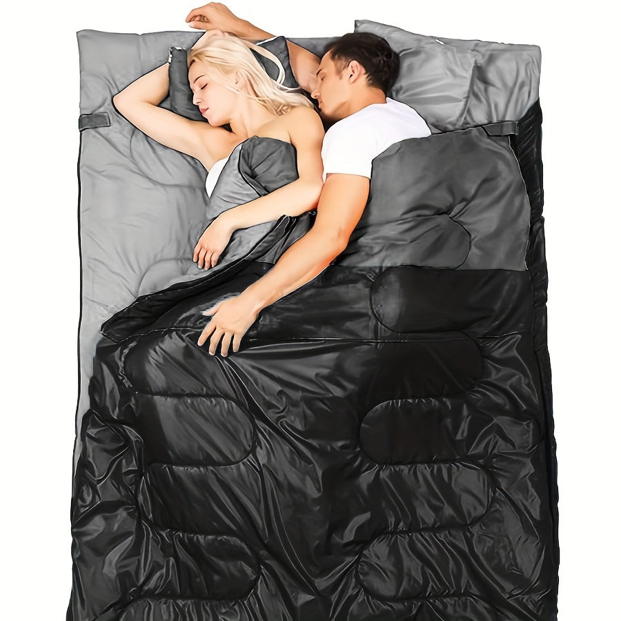 Double Sleeping Bag Queen XL for Camping-3