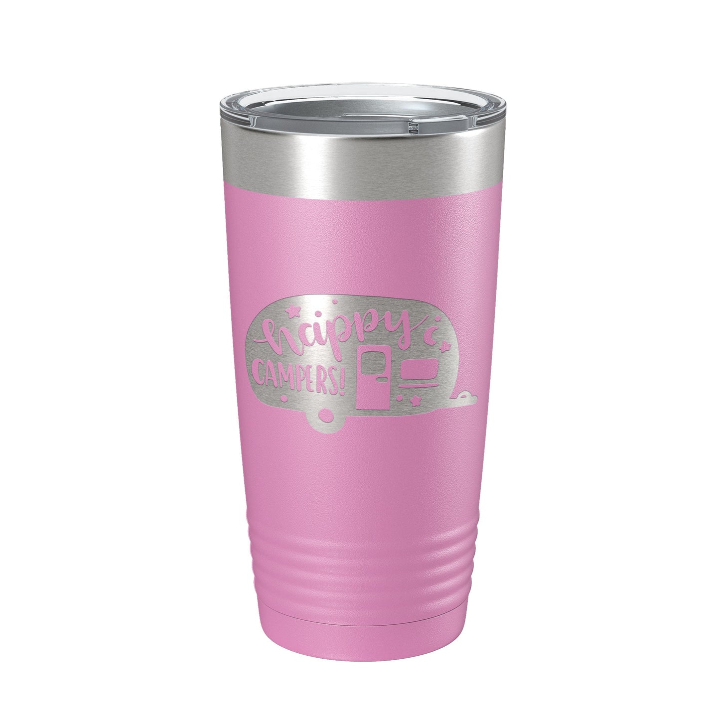Happy Campers Tumbler RV Camping Travel Mug Gift Insulated Laser Engraved Coffee Cup Tent Outdoors 20 oz-14