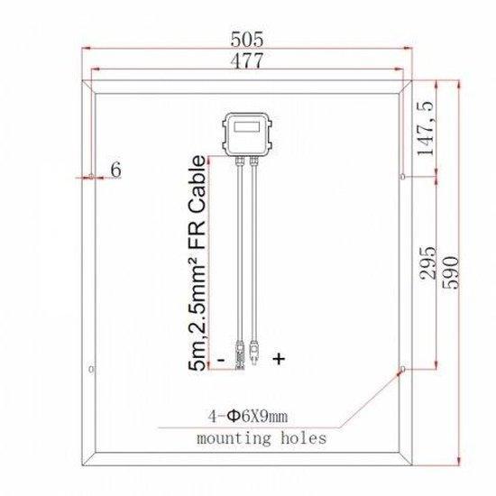 100W (2×50W) 12V Monocrystalline Solar Kit | 4Boats