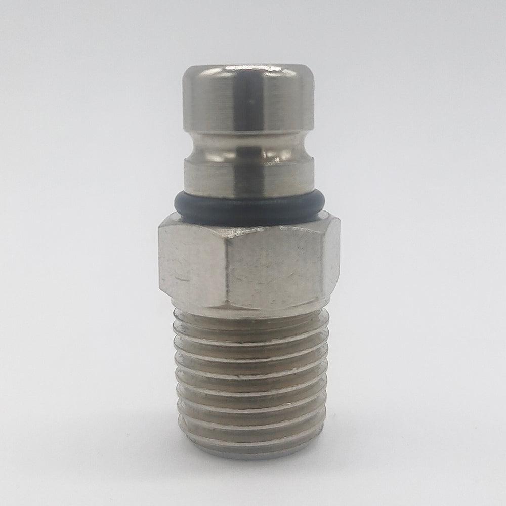 6.35mm (1/4") NPT Chrome-Plated Brass Male Fuel Connector for Suzuki