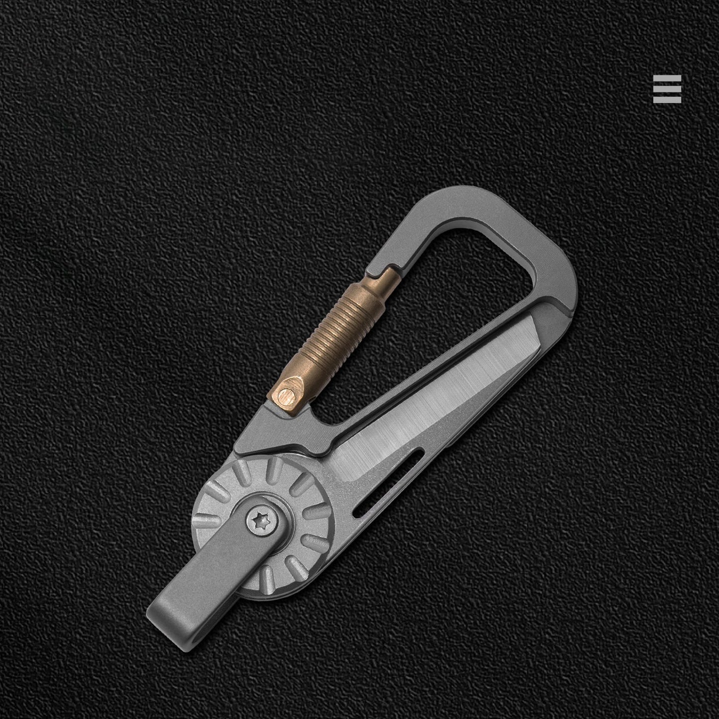 Tactical Multi-Tool Carabiner for Men - Heavy Duty Outdoor Gear Accessory with Bottle Opener & Keychain Hook-1