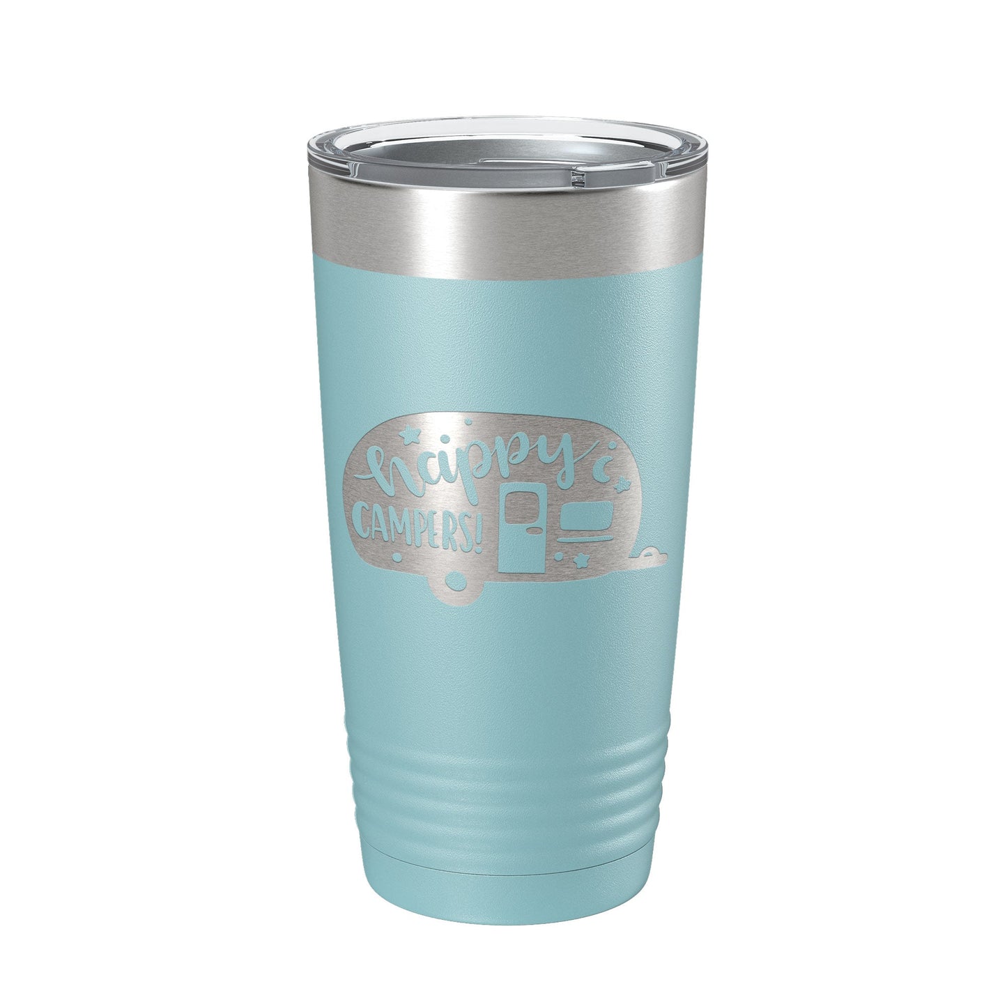 Happy Campers Tumbler RV Camping Travel Mug Gift Insulated Laser Engraved Coffee Cup Tent Outdoors 20 oz-13