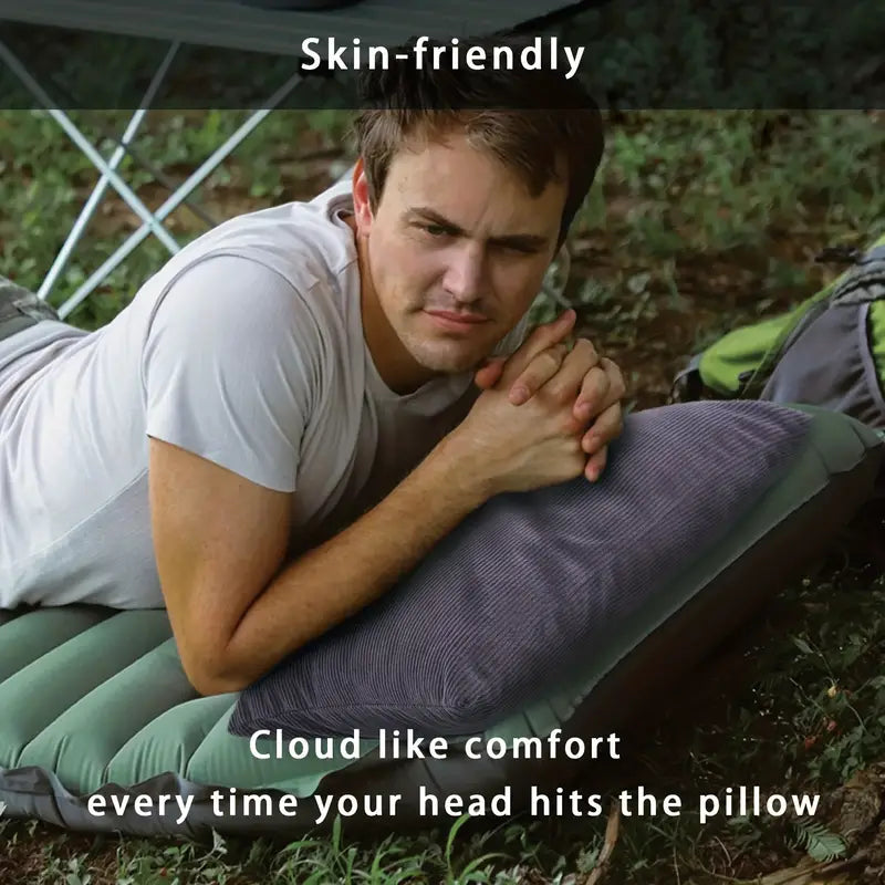 Compact Hammock Pillow for Travel and Camping - Gray (Small)-4