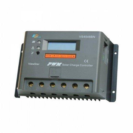 45A PWM Solar Charge Controller with LCD — 12–48V | 4Boats