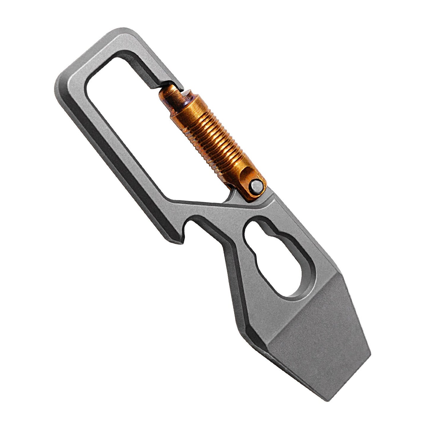 Titanium Multi-Tool Carabiner for Men - EDC Gear & Outdoor Survival Tool - Heavy-Duty Keychain Tool for Hiking, Camping, and Everyday Carry-4