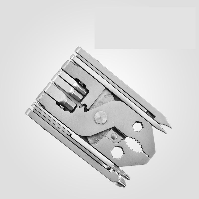 25-in-1 Multitool Stainless Steel Pocket Knife with Screwdriver Sleeve with Sheath-Perfect for Outdoor, Survival, Camping, Hiking, Simple Repair-2