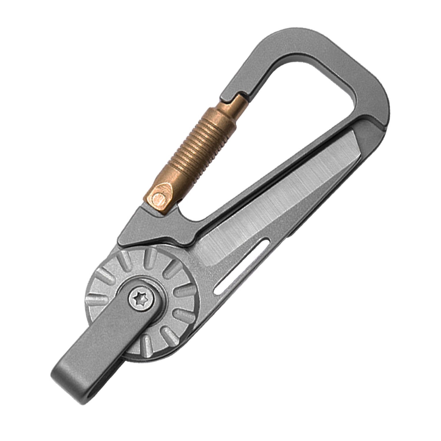 Tactical Multi-Tool Carabiner for Men - Heavy Duty Outdoor Gear Accessory with Bottle Opener & Keychain Hook-4