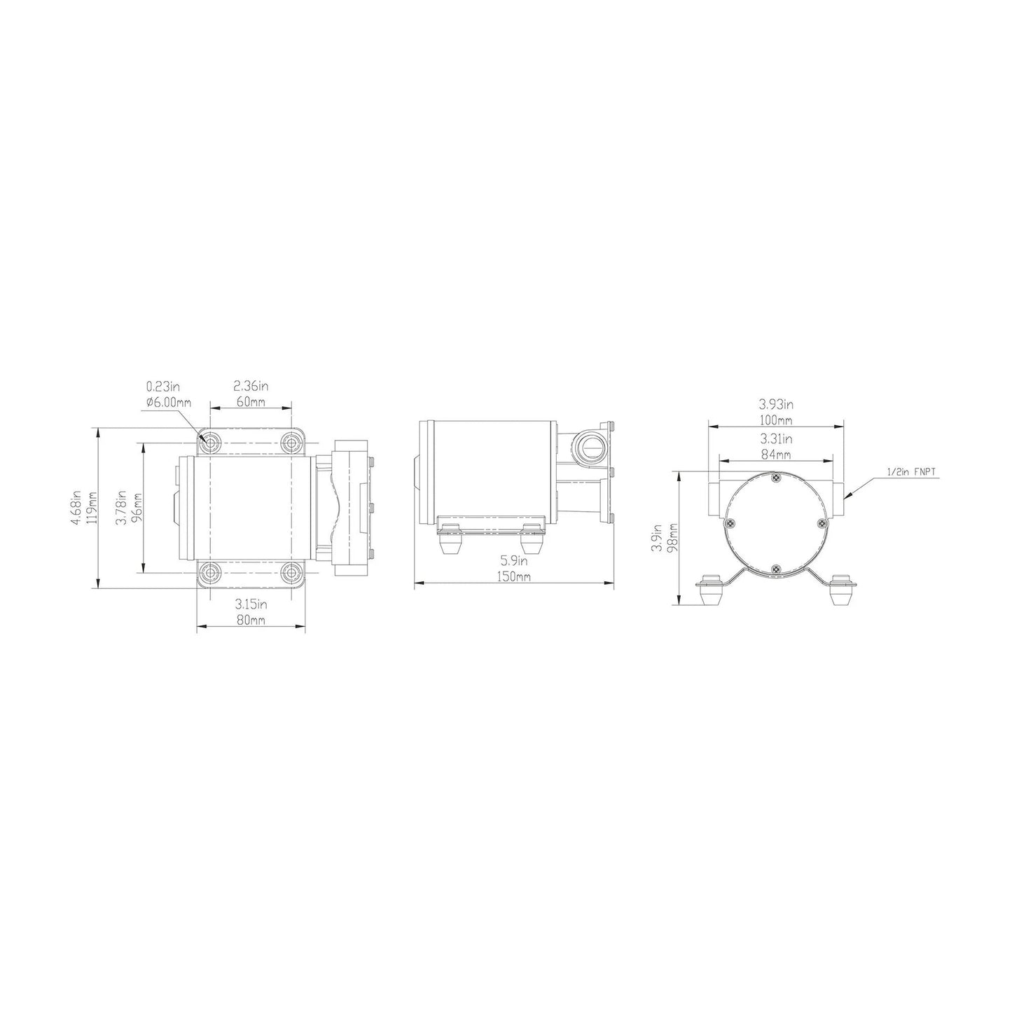Seaflo Self-Priming Impeller Bilge | 4Boats
