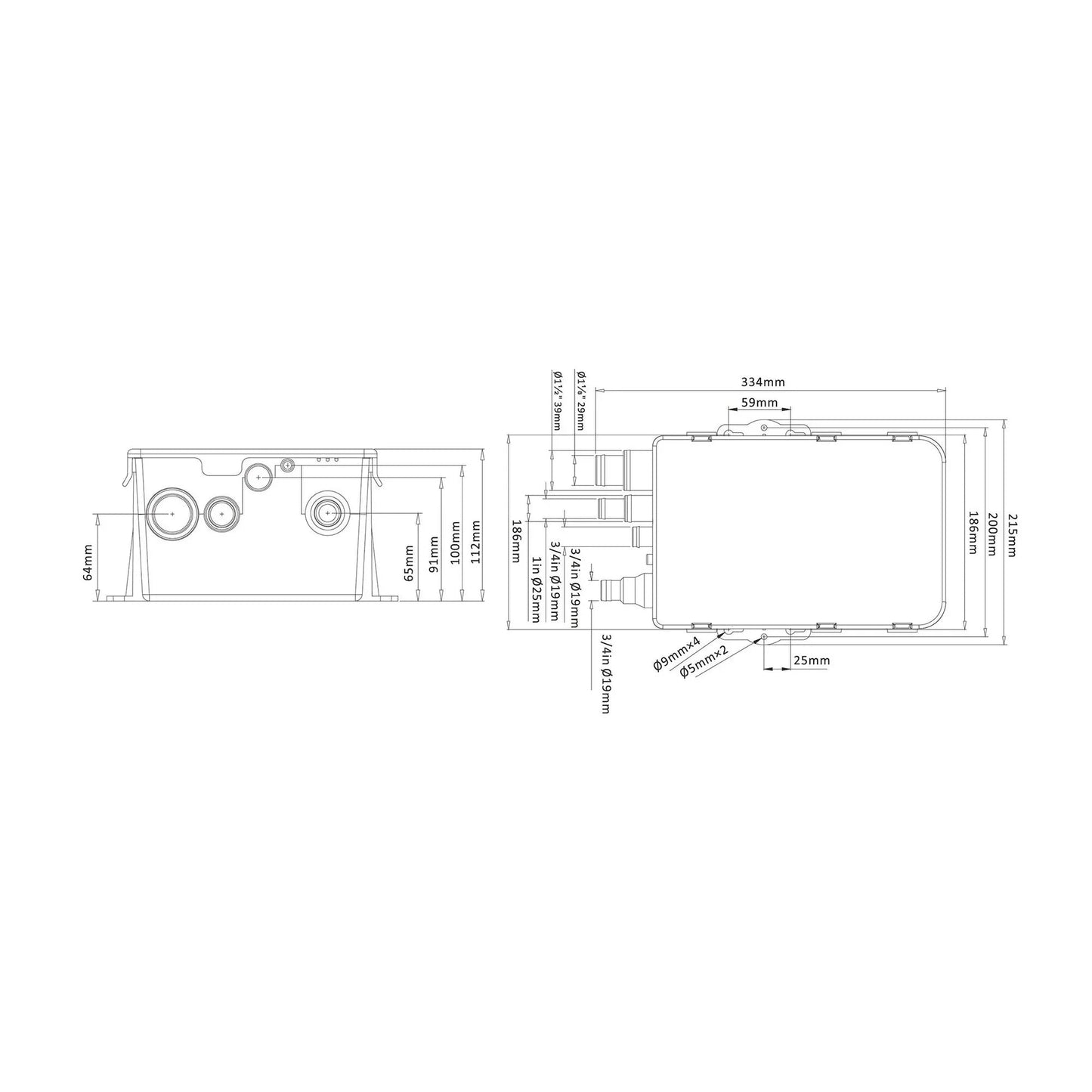 Seaflo Shower 12V Sump Pump 2,271 LPH (600 GPH) | 4Boats