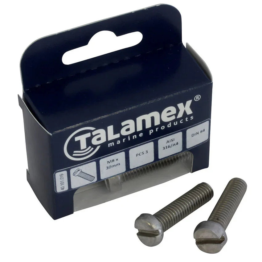 Talamex Pan Pan Pan M5 × 20 Pan Head Bolt | 4Boats