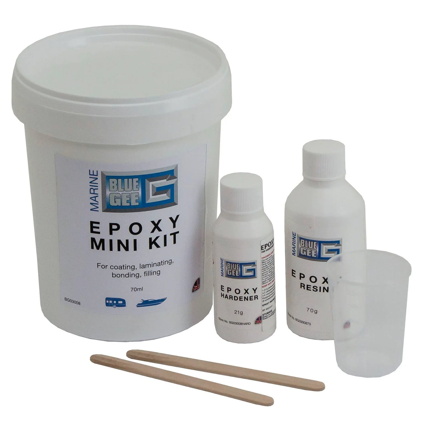Gee Epoxy Mini Kit 70 ml – 10:3 Mix Ratio | 4Boats