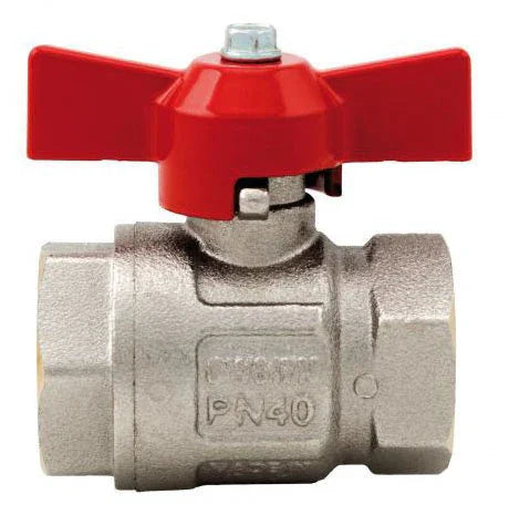 BlueGee Nickel 1/4 in Female/Female Tee Ball Valve | 4Boats