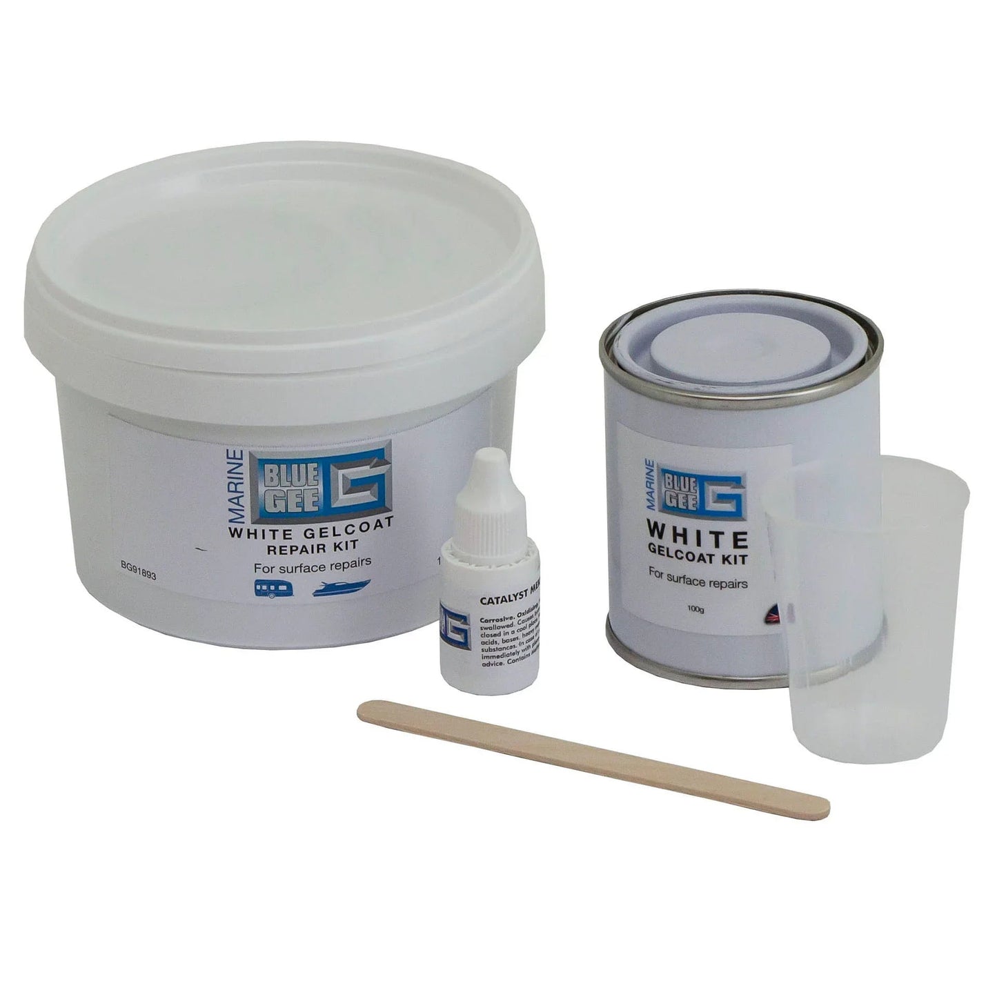 Gee White Gelcoat Repair Kit 100g | 4Boats