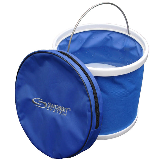 Swobbit Collapsible Silicone Bucket | 10 L Foldable, Space | 4Boats