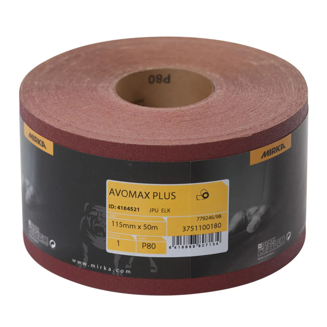 Mirka Avomax Avomax Avomax Antistatic 115 mm x 50 m – 80 Grit | 4Boats