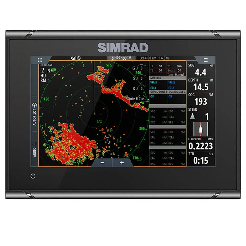 Simrad MFD - GO 9 in XSR + Med/Hi/Downscan Transducer