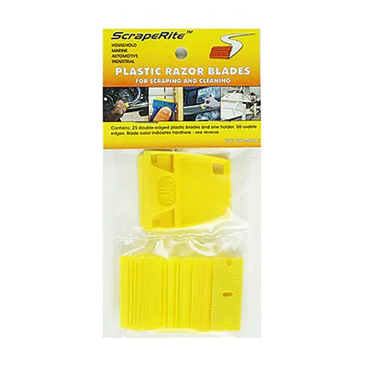 Swobbit Acrylic Holder & 25 Blades | Plastic Scraper | 4Boats