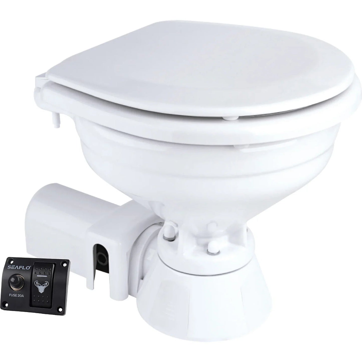 Seaflo Electric 24V Marine Toilet with Mace | 4Boats