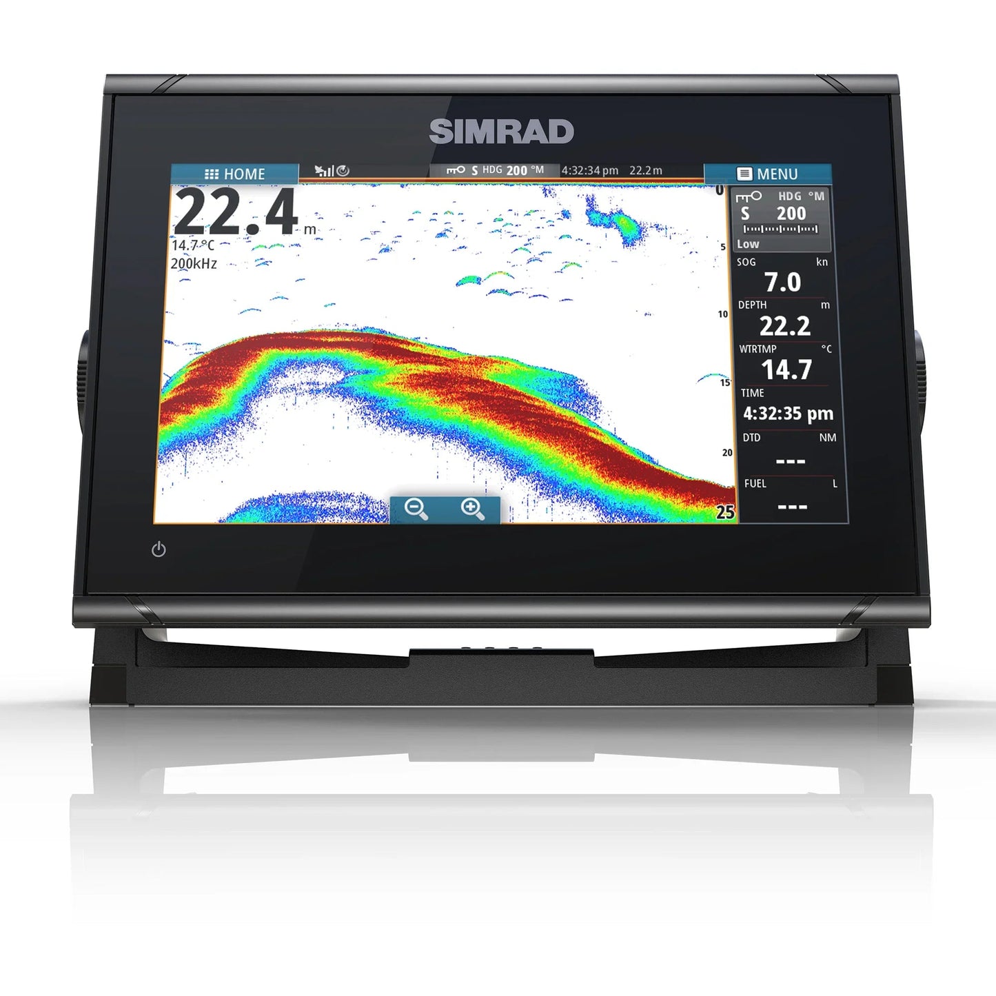 Simrad MFD - GO 9 in XSR + Med/Hi/Downscan Transducer