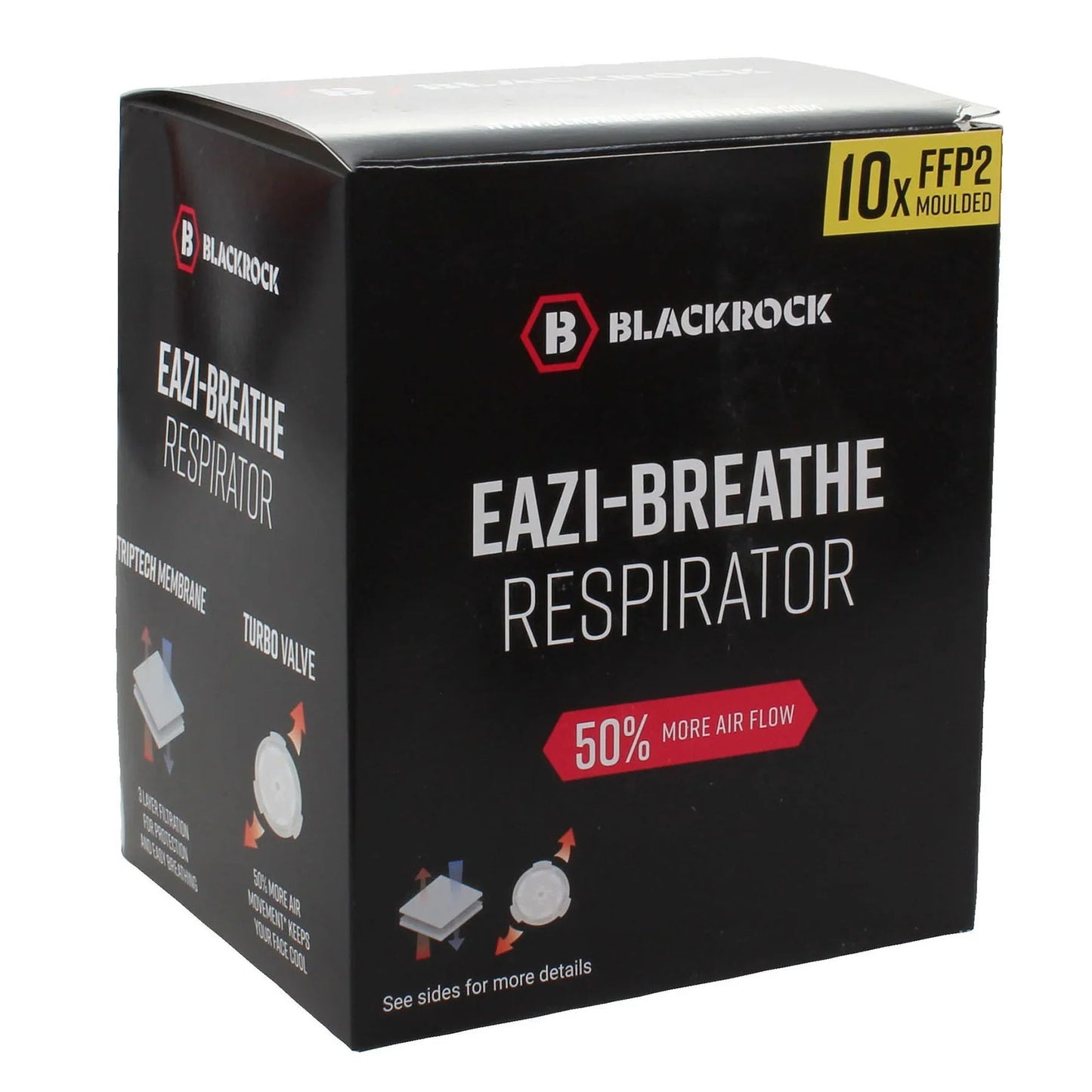 FFP2 Moulded Valved Respirator - 10 Pack | 4Boats