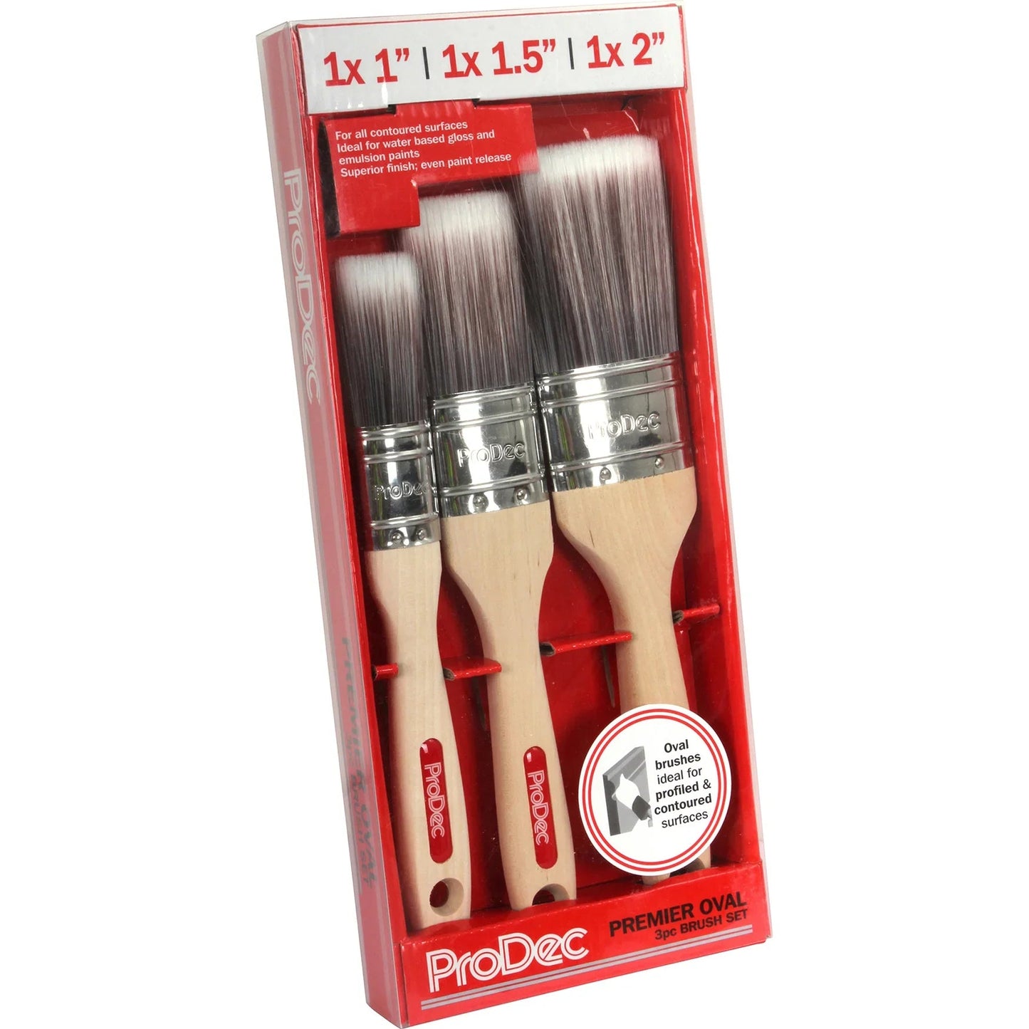 3-Pc Premier Oval Brush Set | 4Boats