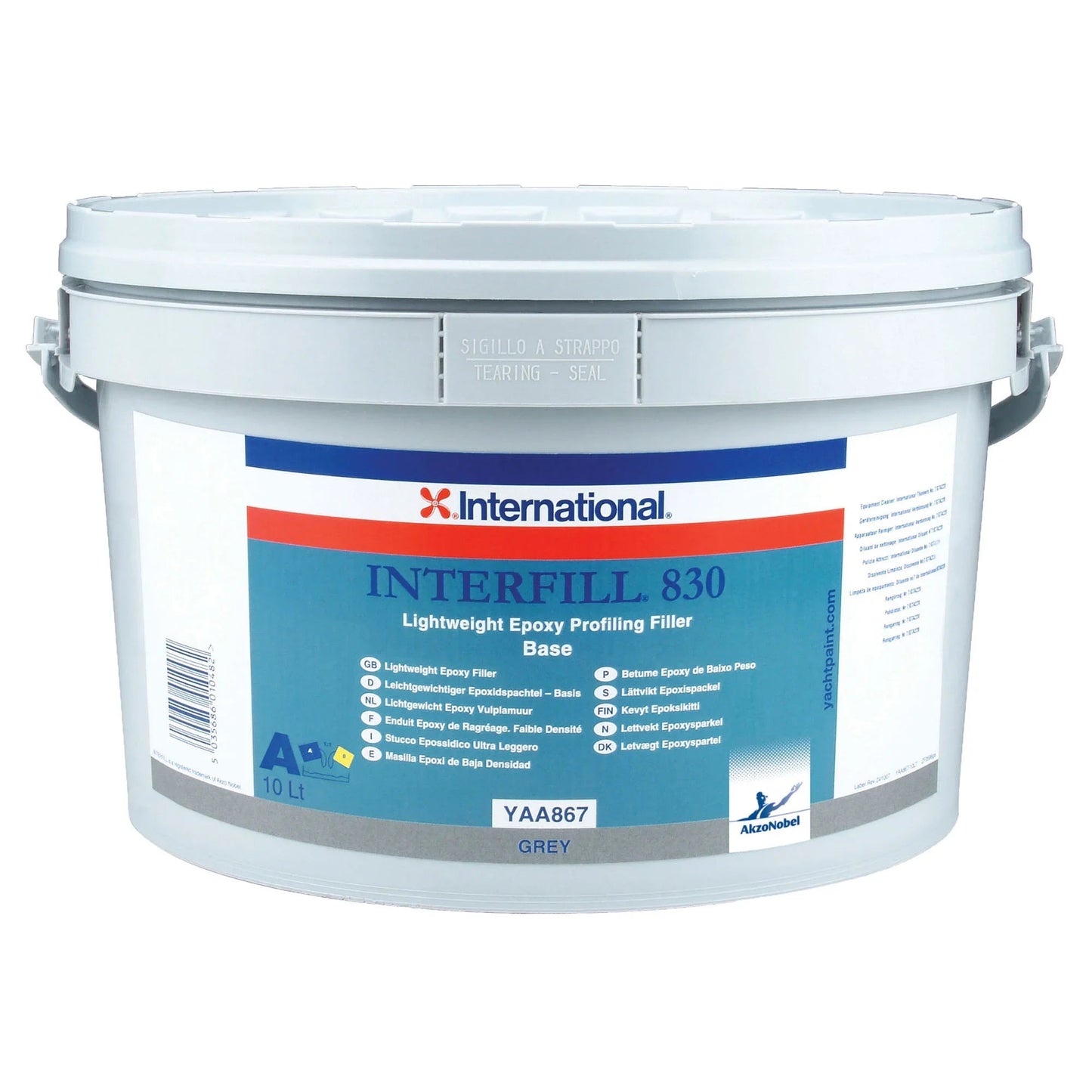 Paints International Interfill 830 Coarse Filler - Grey 2.5L | 4Boats