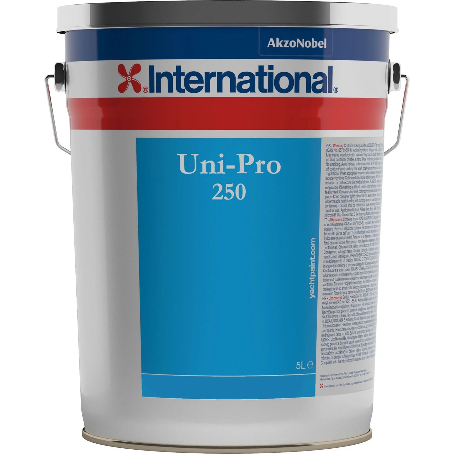 Paints International Uni Pro 250 Antifouling Blue (YBP162) - 5 L