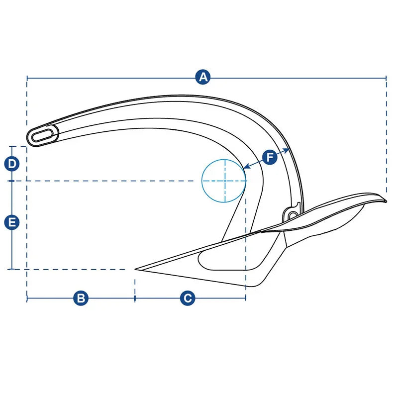 Vulcan Galvanised Galvanised Galvanised Anchor 9 kg | Galvani | 4Boats