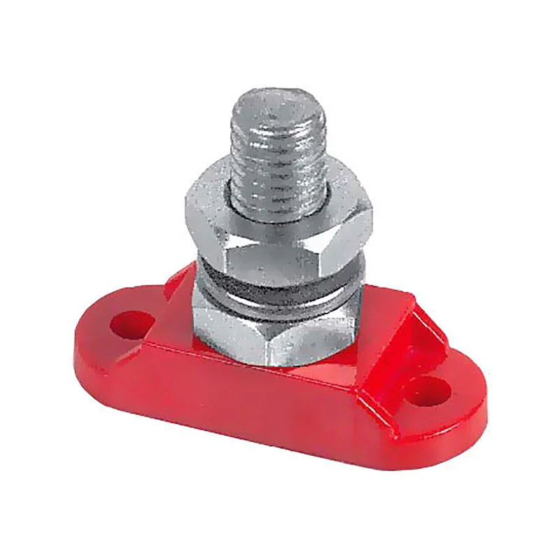 BEP Insulated Insulated Insulated Stud 1 × 8 mm Positive Red - Bulk Pa