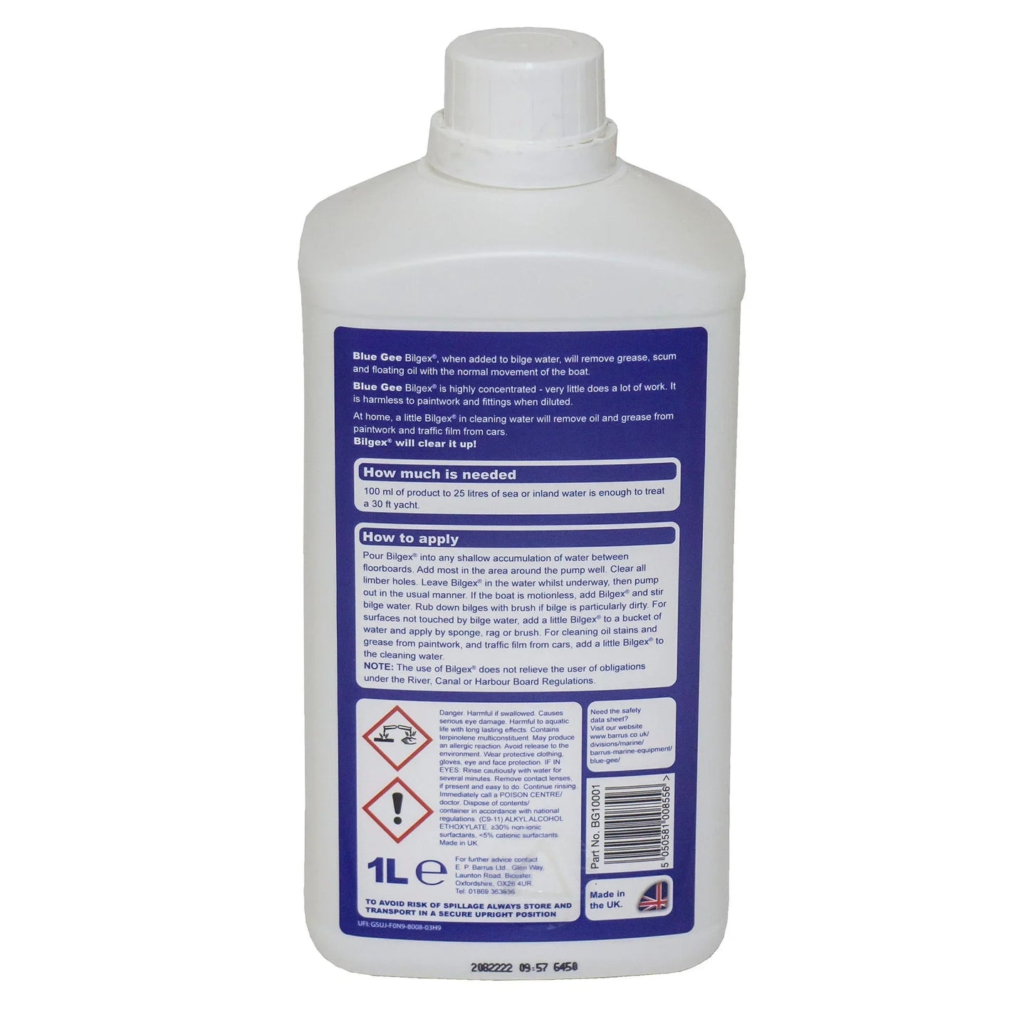 Gee Bilgex Bilge Cleaner 1 Litre | 4Boats