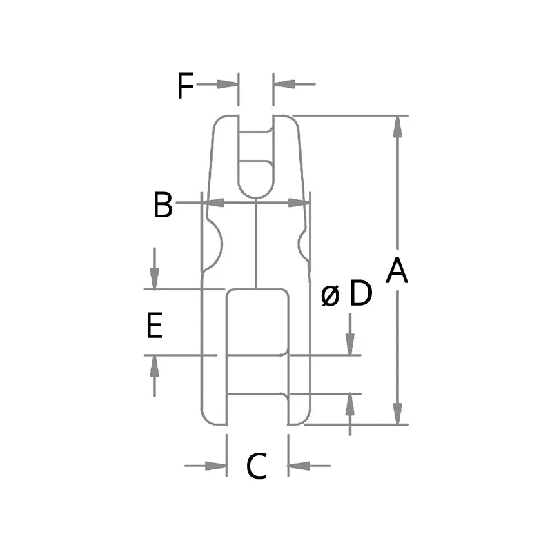 Italy Swivel Anchor Connector 12–14 mm | 4Boats