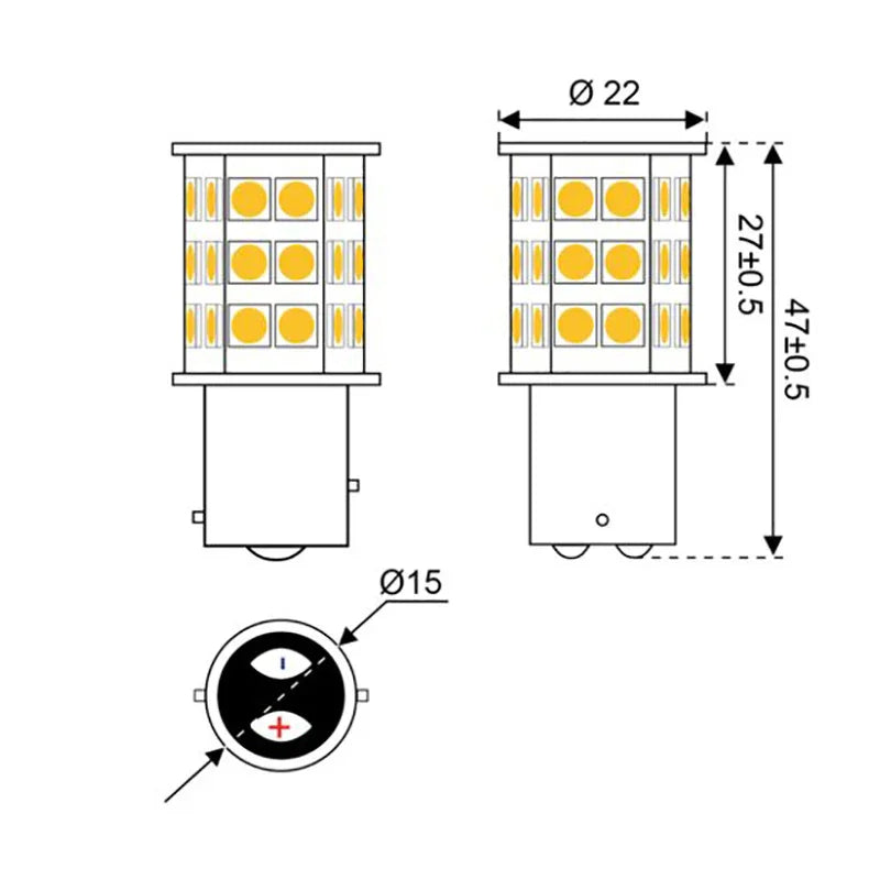 Talamex S | Led S | Led S | Led 30 10 | 30V Bay15D LED Bulb | 4Boats