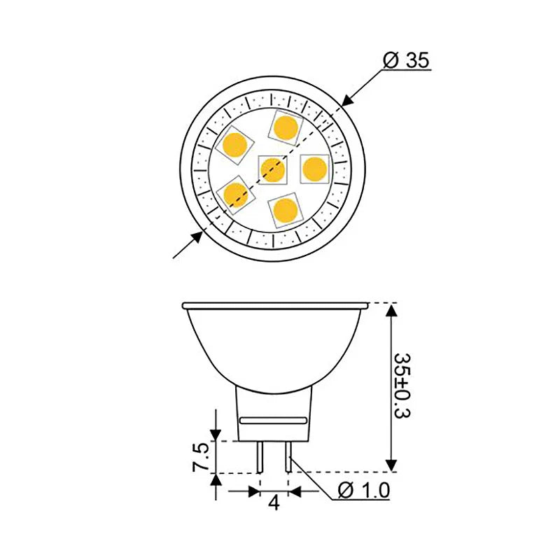 Talamex S | Led S | Led S | Led 6 LED Light 10 | 30V GU4 | 4Boats
