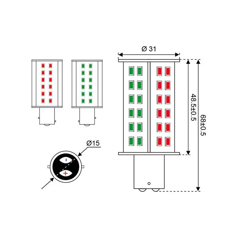 Talamex S | Led S | Led S | Led 36 Duocolour 10 | 30V Bay15 | 4Boats