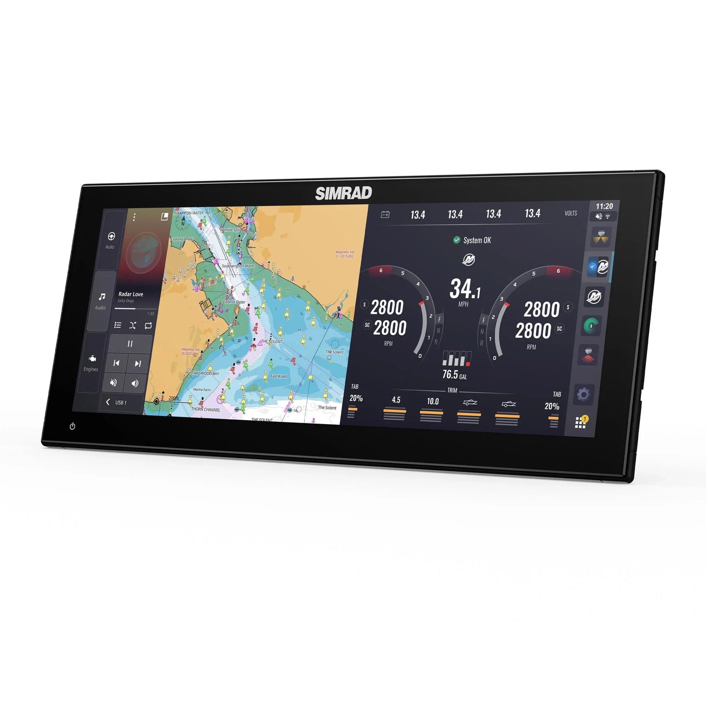 Simrad MFD - NSX® 3012 Ultrawide 12 in Display (No Transducer)