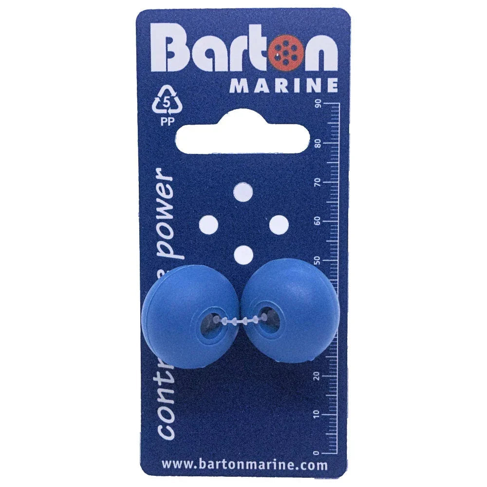 Marine 6 mm Rope Stoppers - Blue Pair | 4Boats