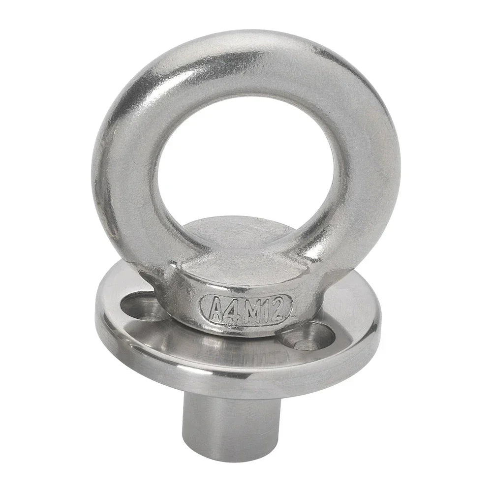 Marine Flush Mount Deck Plate M12 – 12 mm Fixing Eye | 4Boats