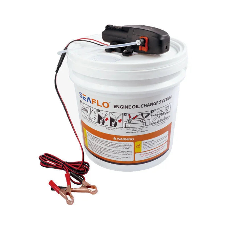Seaflo Oil Change System 01 — 14 L Marine Oil Pump | 4Boats