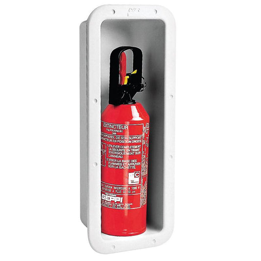 Storage Case Fire Extinguisher Holder 2kg White | 4Boats