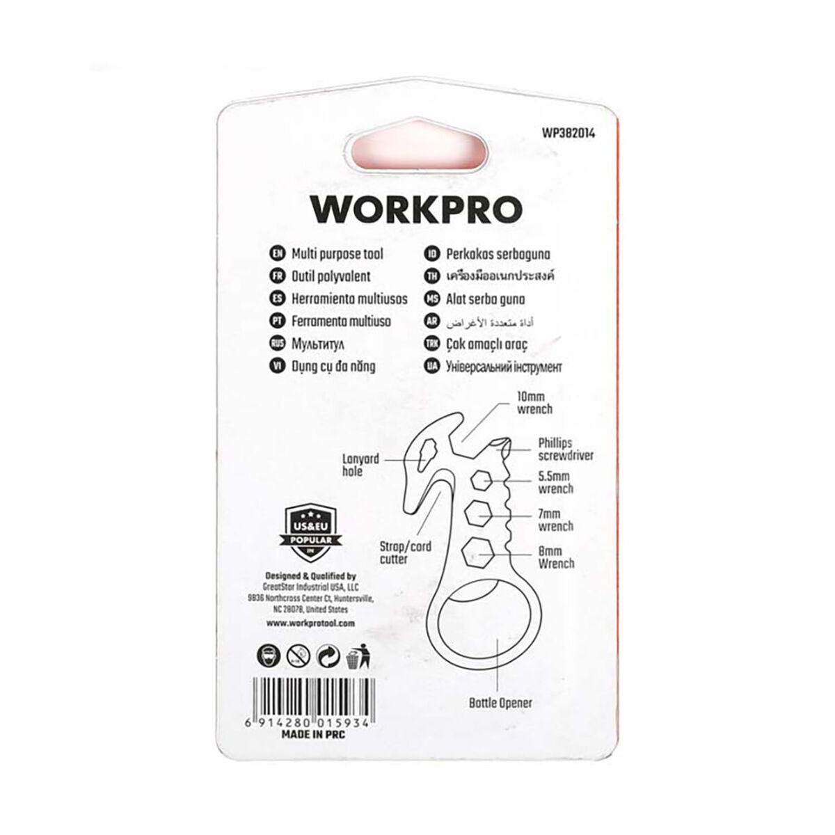 Multi-tool Workpro 8 in 1-2
