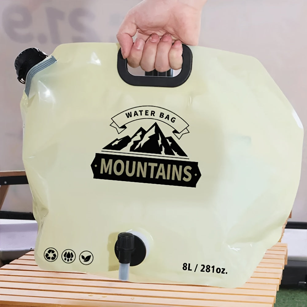 2.11 Gallon Collapsible Portable Water Bag with Faucet-3