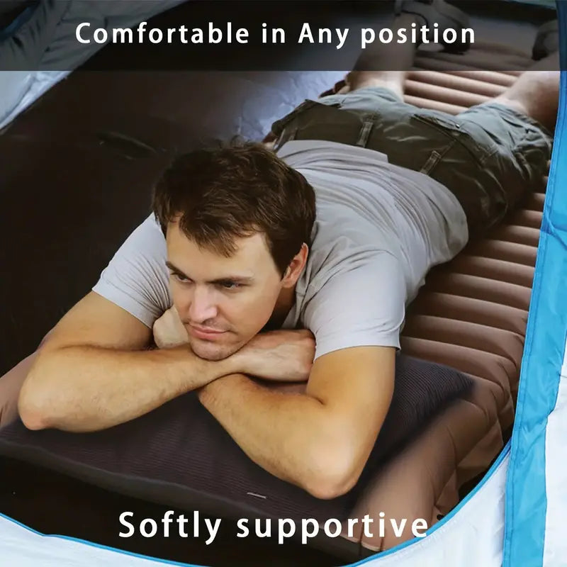 Compact Hammock Pillow for Travel and Camping - Gray (Small)-3