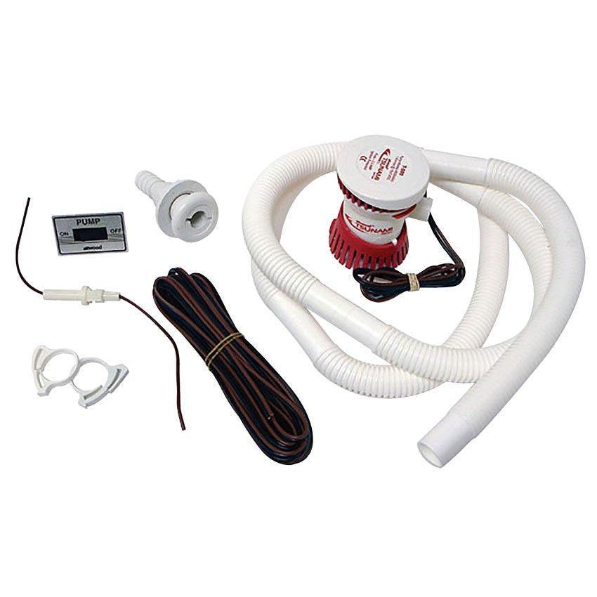 Bilge Pump Kit-2W Installation Kit, 3/4 in Hose | 4Boats