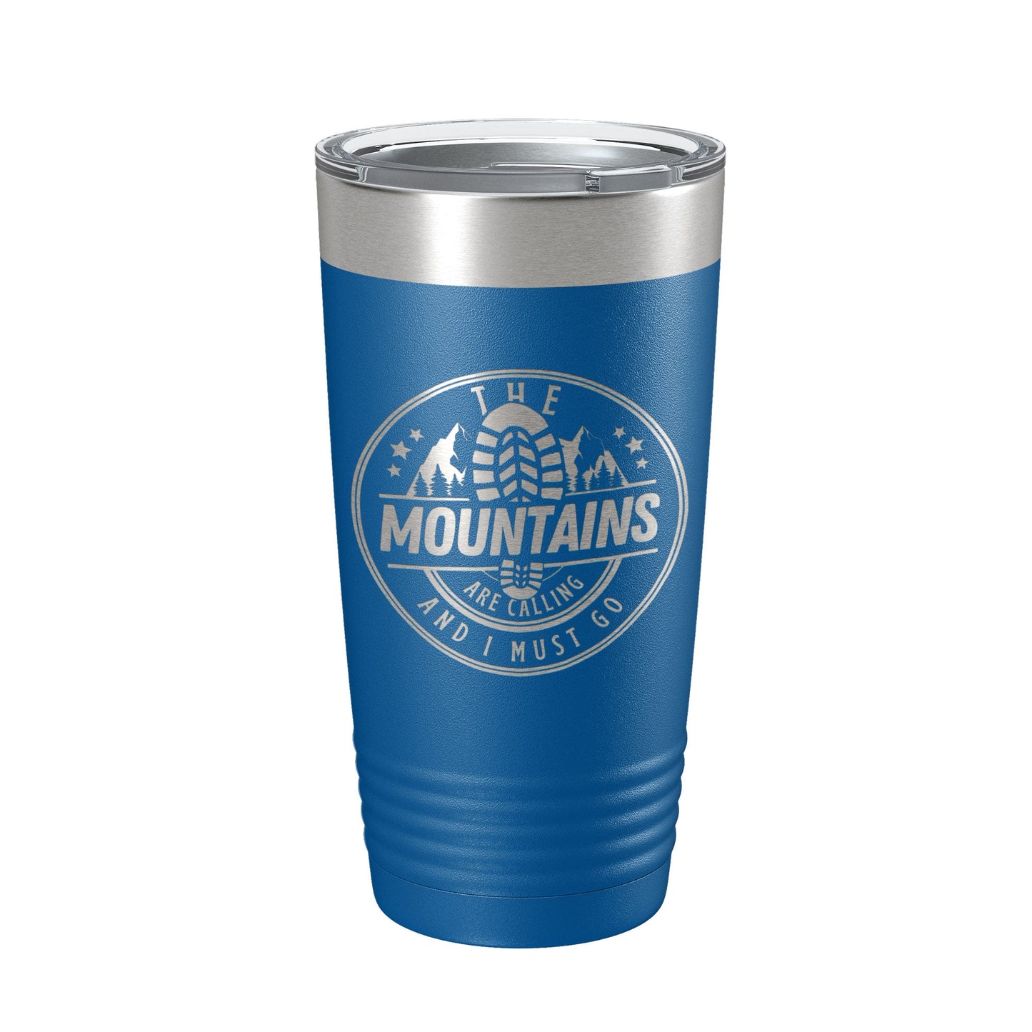 Mountains Are Calling Tumbler Camping Hiking Travel Mug Insulated Laser Engraved Coffee Cup Outdoors Gift 20 oz-6