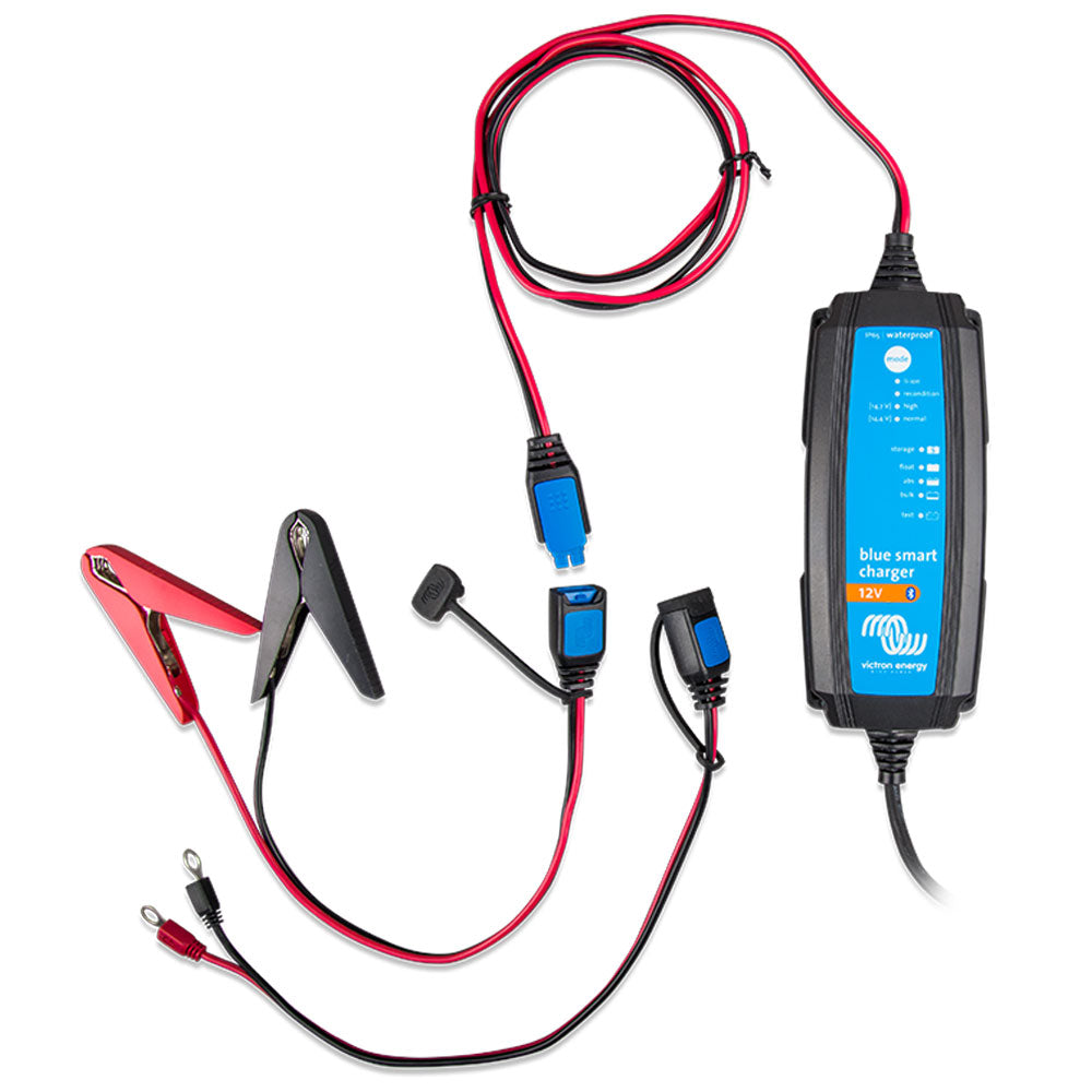 Victron Blue Blue Blue Smart IP65 Charger 12V 5A UK Plug | 4Boats