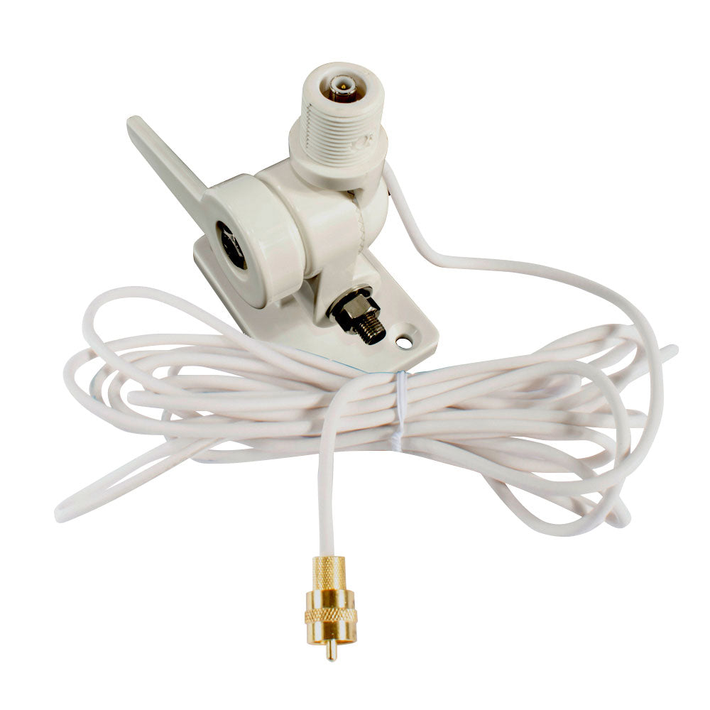 Shakespeare QuickConnect Ratchet Antenna Mount, 20 ft RG | 58 | 4Boats