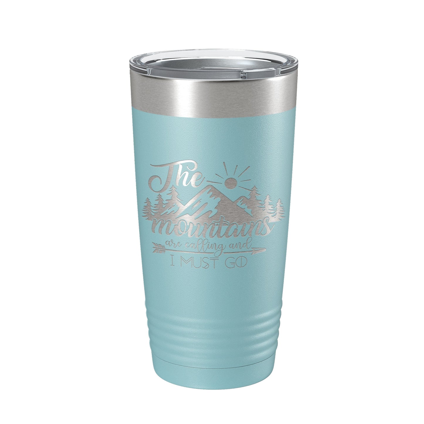 Mountains Are Calling And I Must Go Tumbler Outdoors Travel Mug Insulated Laser Engraved Coffee Cup Camping Hiking Gift 20 oz-13