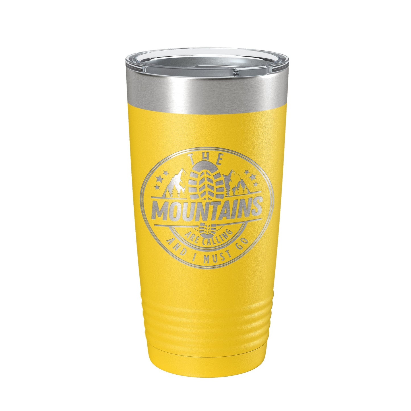 Mountains Are Calling Tumbler Camping Hiking Travel Mug Insulated Laser Engraved Coffee Cup Outdoors Gift 20 oz-19