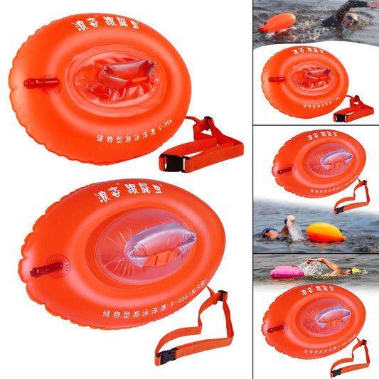 Swim Buoy Gear Supplies Portable with Belt for Enthusiasts Kayaking Exercise