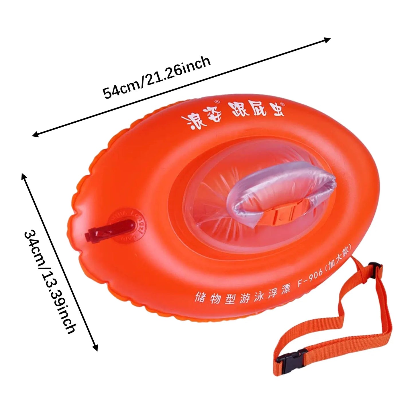 Swim Buoy Gear Supplies Portable with Belt for Enthusiasts Kayaking Exercise